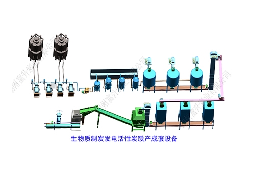 生物質氣化發電活性炭聯產成套設備